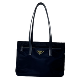 Dark Navy Nylon Tessuto Tote