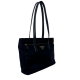 Dark Navy Nylon Tessuto Tote
