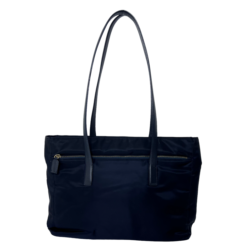 Dark Navy Nylon Tessuto Tote
