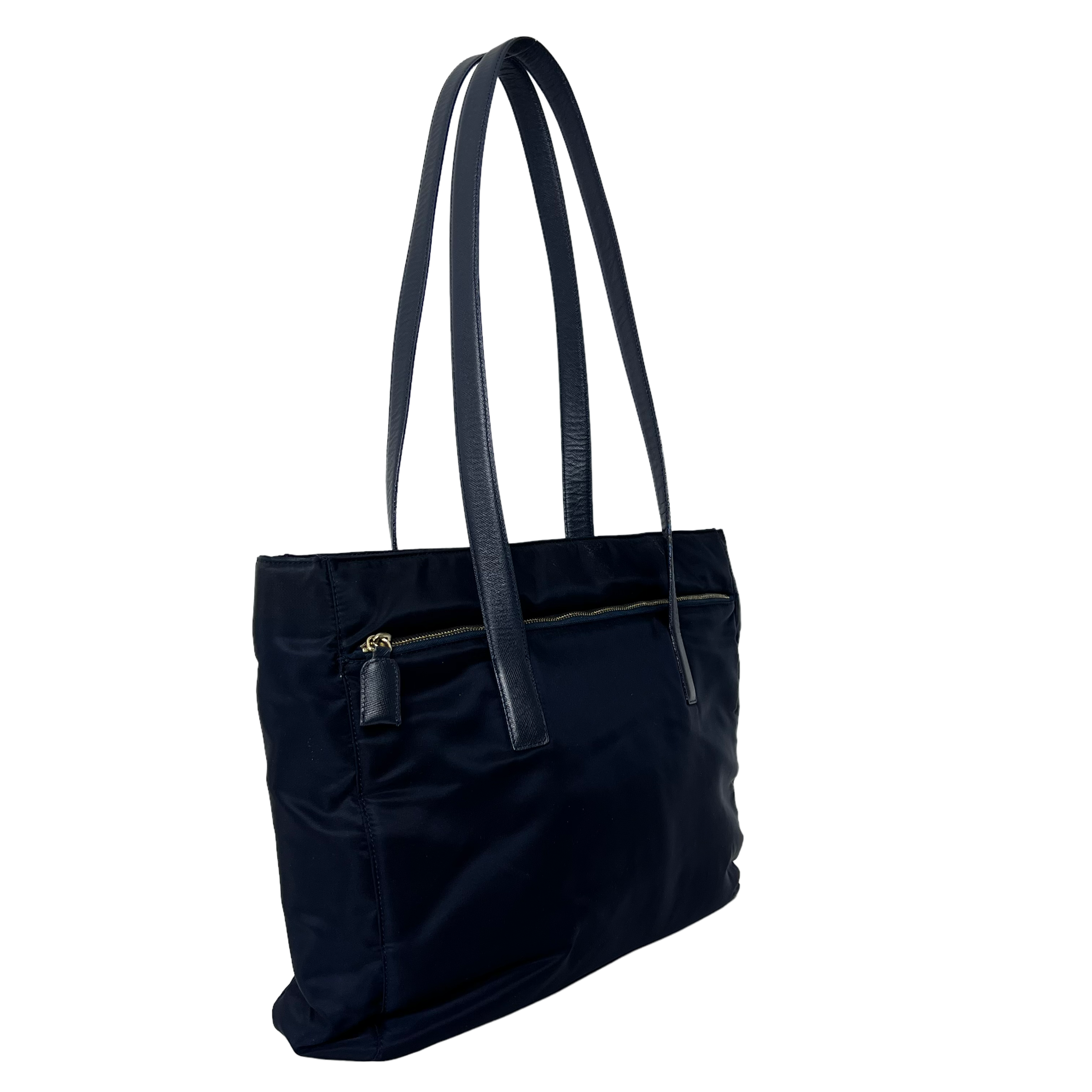 Dark Navy Nylon Tessuto Tote