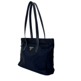 Dark Navy Nylon Tessuto Tote