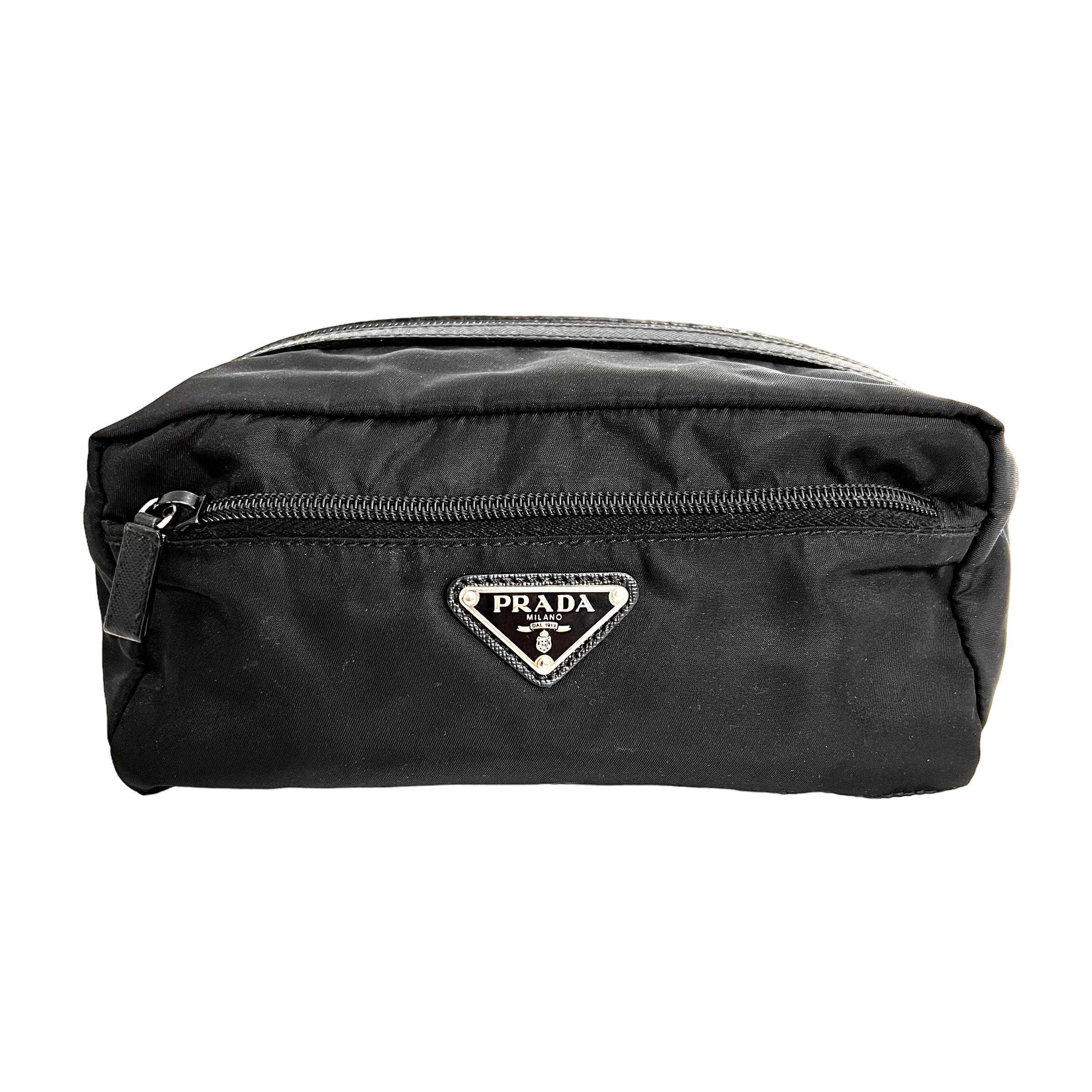 Nylon Tessuto Makeup Pouch