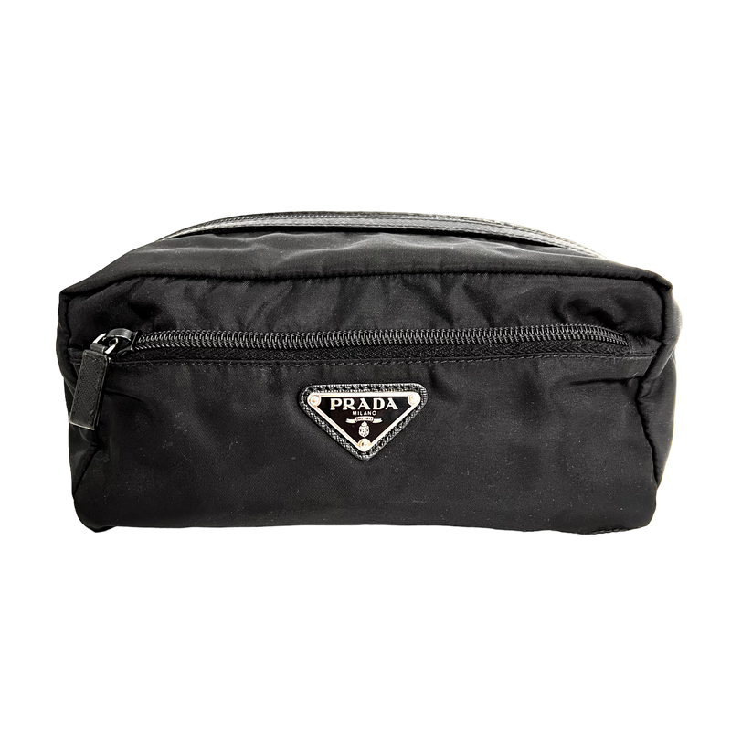 Nylon Tessuto Makeup Pouch