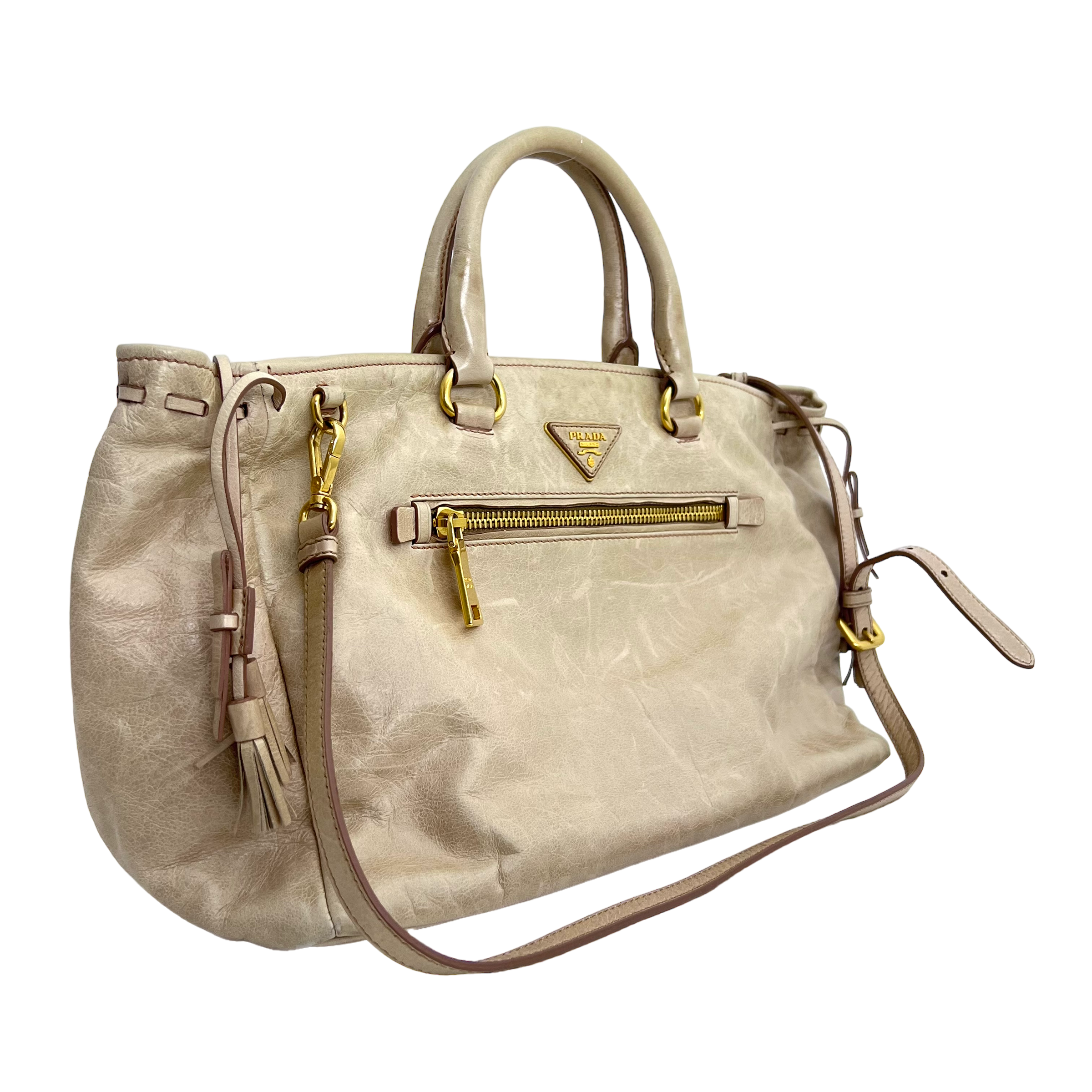 Cipria Vitello Shine Bag