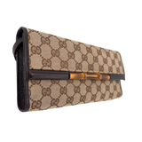 GG Canvas Bamboo Bar Crossbody