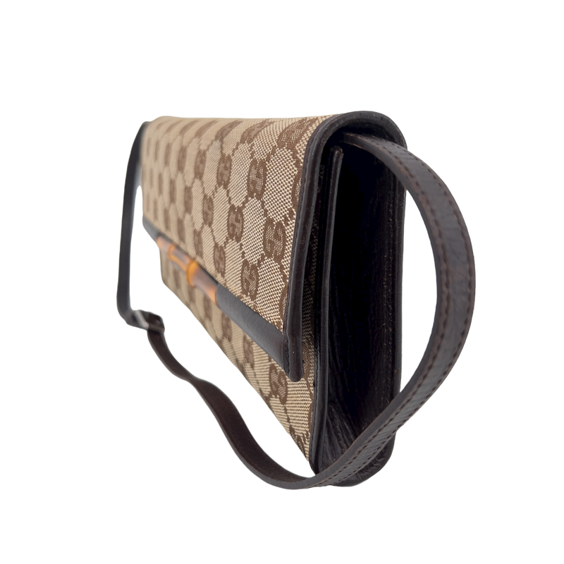 GG Canvas Bamboo Bar Crossbody