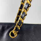 Vintage Caviar CC Turn-lock Tote