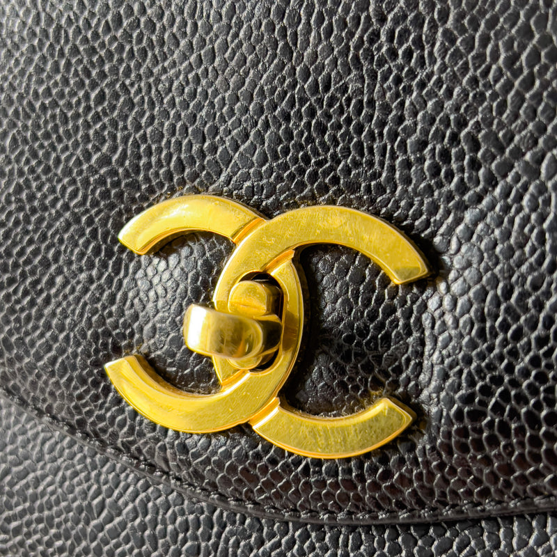 Vintage Caviar CC Turn-lock Tote