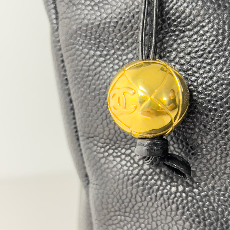 Vintage Caviar CC Turn-lock Tote