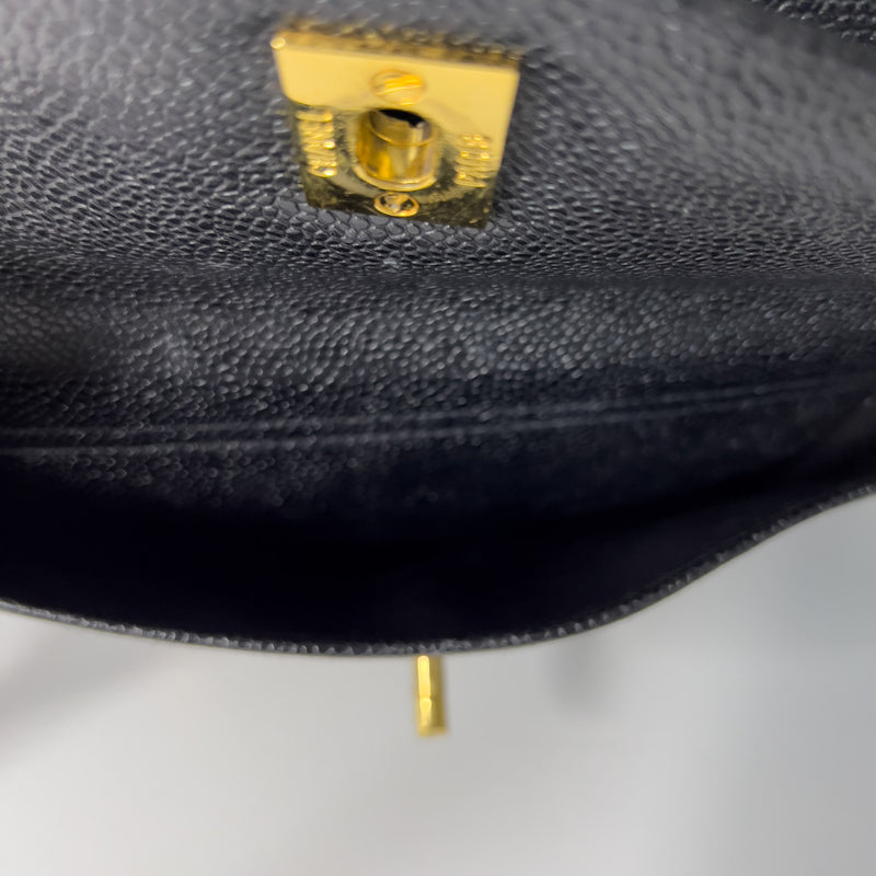 Vintage Caviar CC Turn-lock Tote