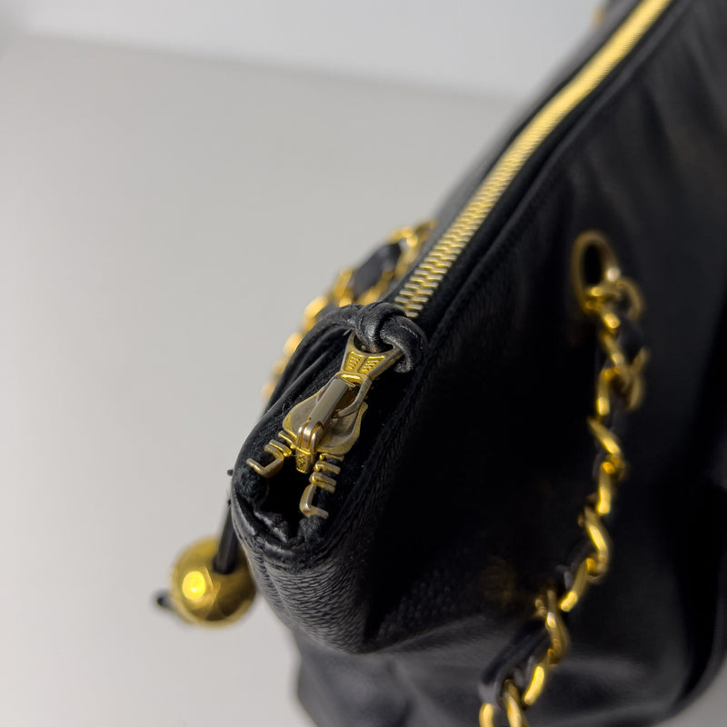 Vintage Caviar CC Turn-lock Tote