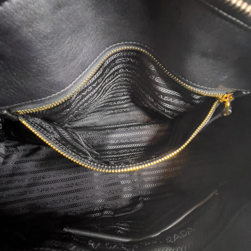 Bauletto Nero Calfskin Leather