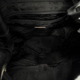 Black Nylon Tessuto Small Backpack
