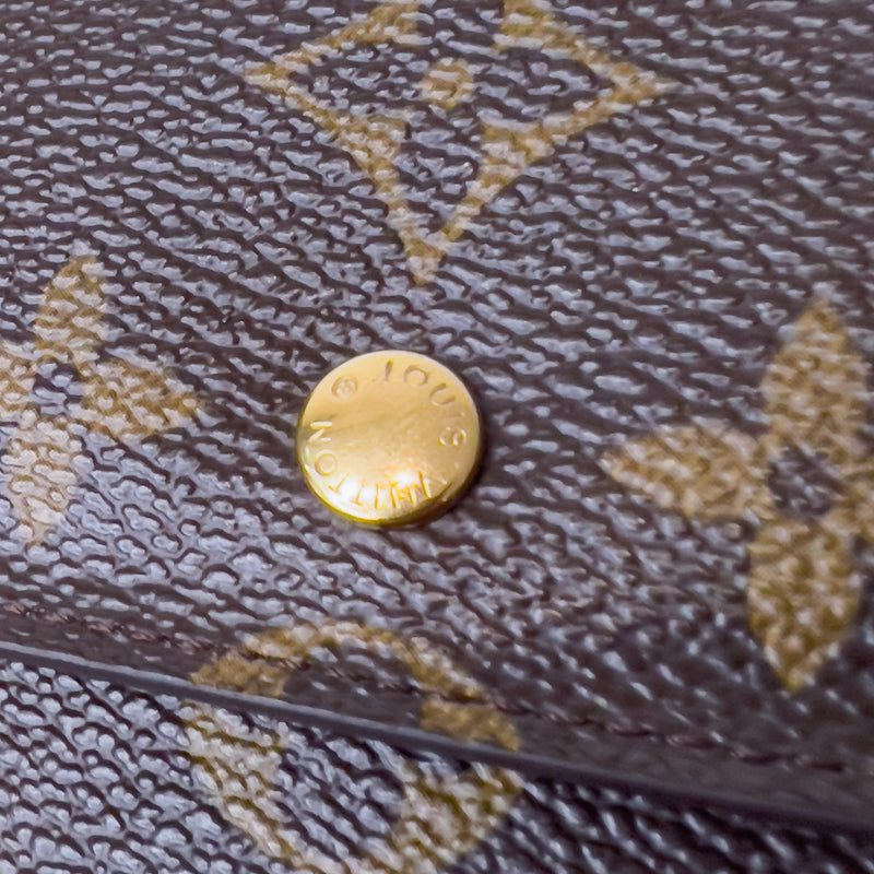 Monogram Wallet with Chain