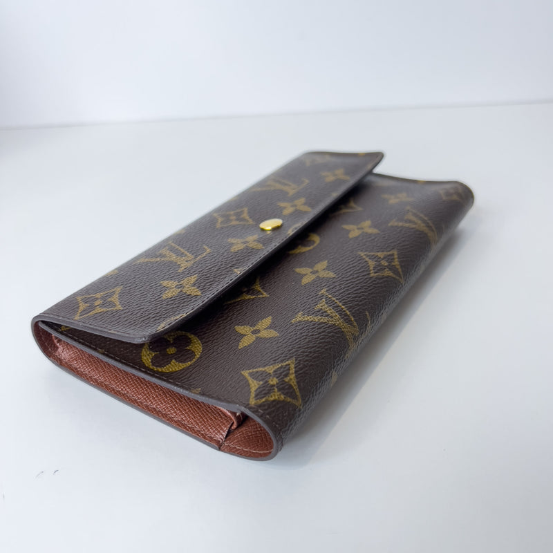 Monogram Wallet with Chain