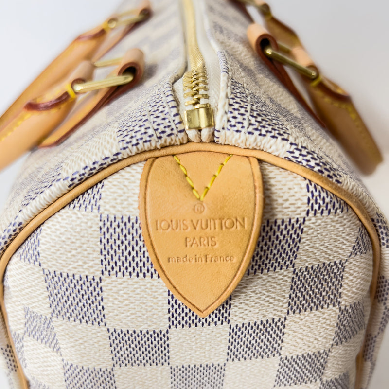 Speedy 25 Damier Azur
