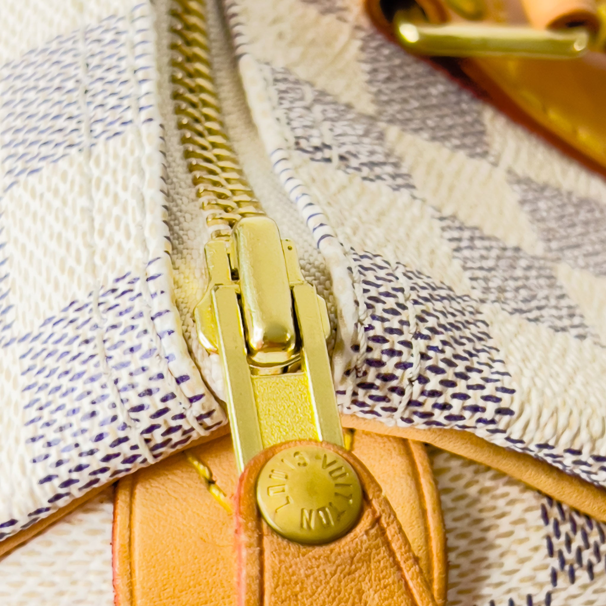 Speedy 25 Damier Azur