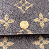 Monogram Wallet with Gold Chain