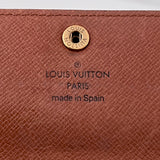 Monogram Wallet with Gold Chain