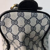 GG Web Supreme Canvas Boston Bag
