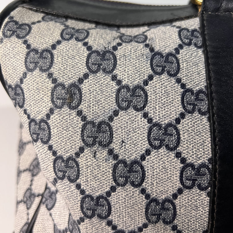 GG Web Supreme Canvas Boston Bag
