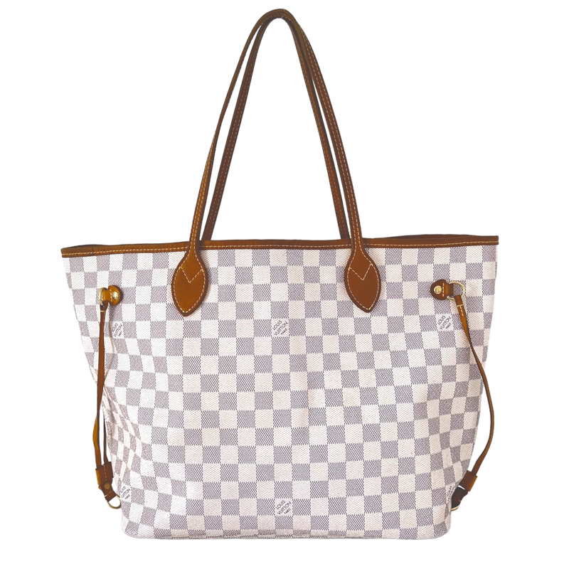 Louis Vuitton - Neverfull Damier Azur MM – The Reluxed Collection