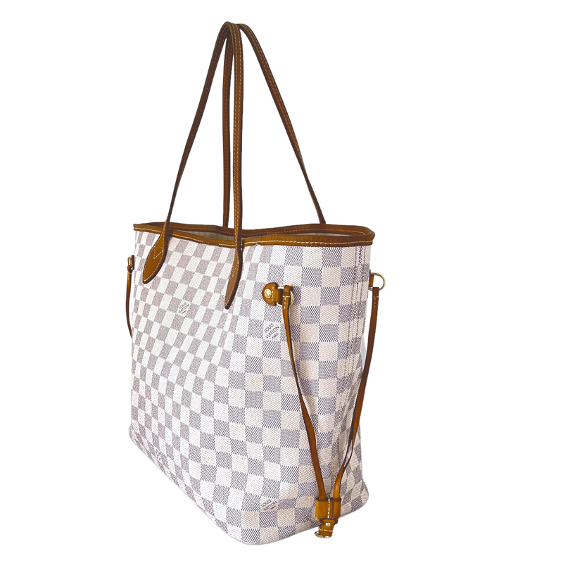 Louis Vuitton - Neverfull Damier Azur MM – The Reluxed Collection