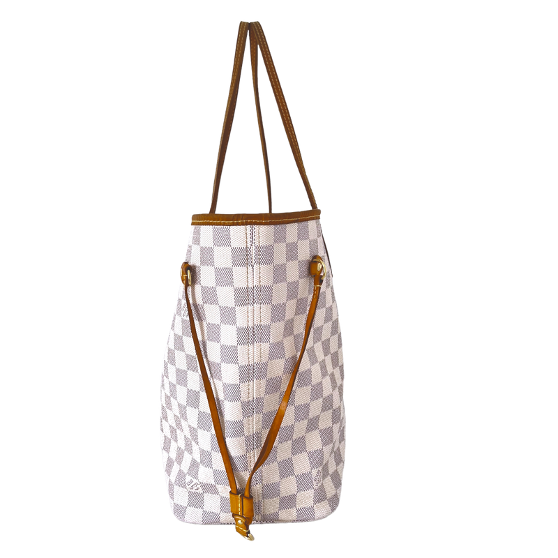 Louis Vuitton - Neverfull Damier Azur MM – The Reluxed Collection